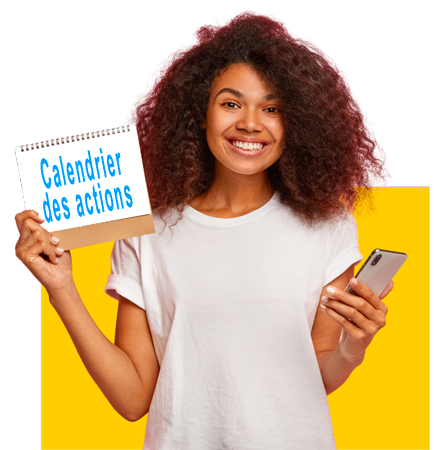 calendrier des actions création entreprise